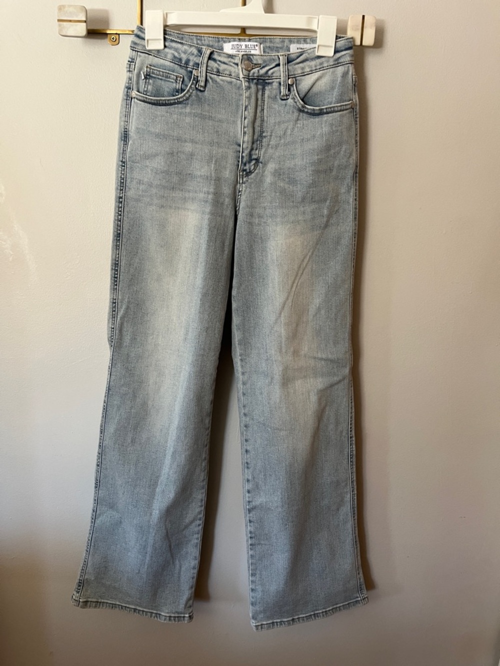 Judy Blue Women's Light Wash Wide Legs Jeans size 5/27